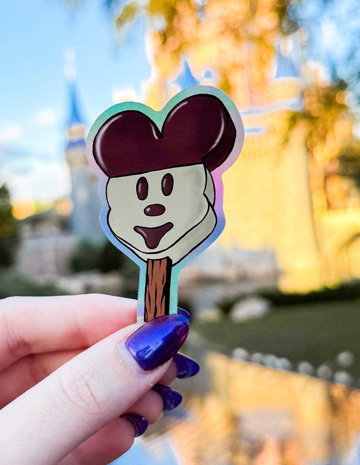 Vintage Mickey Ice Cream Bar Sticker