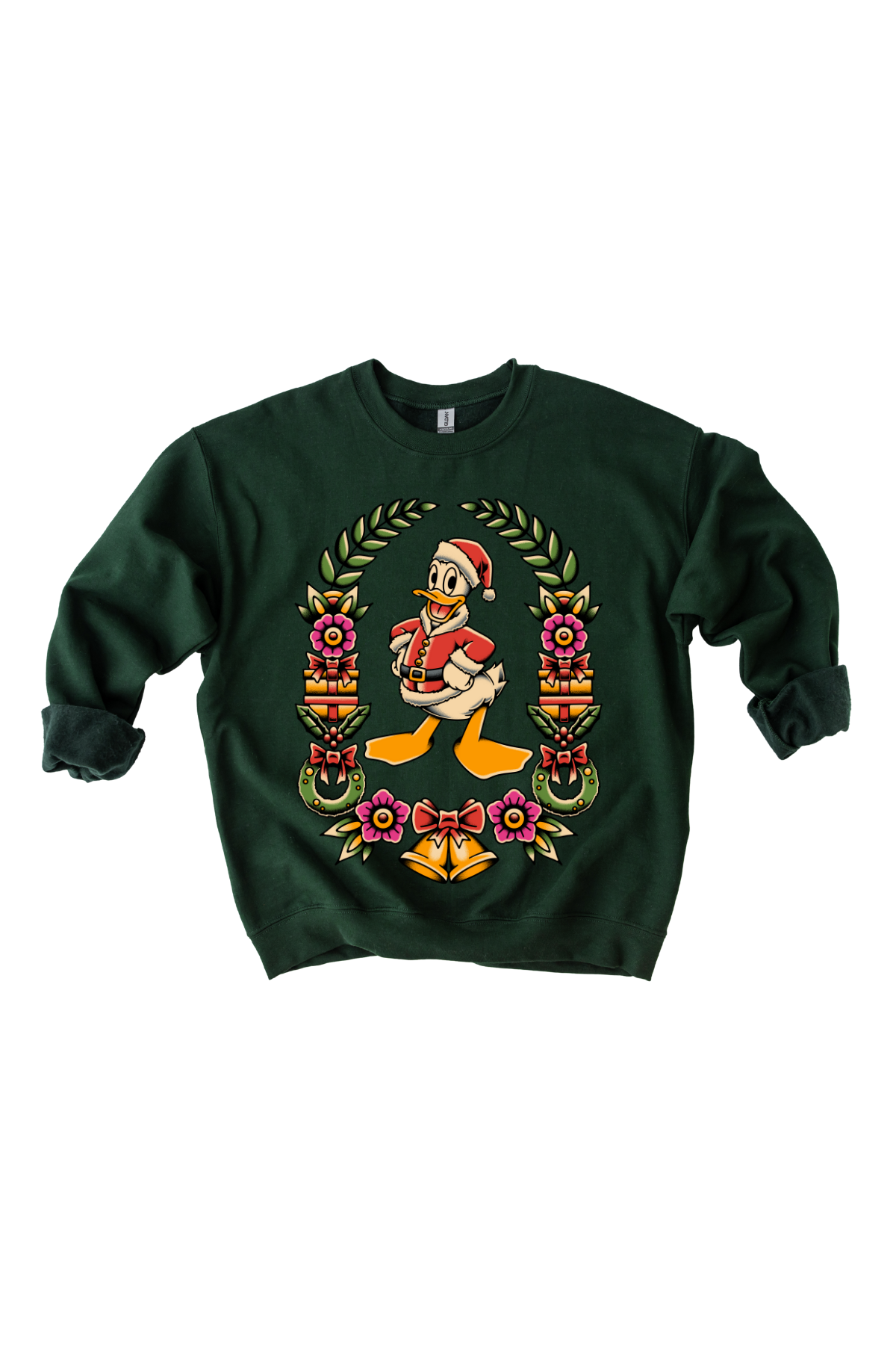 Santa Donald Tattoo Crewneck