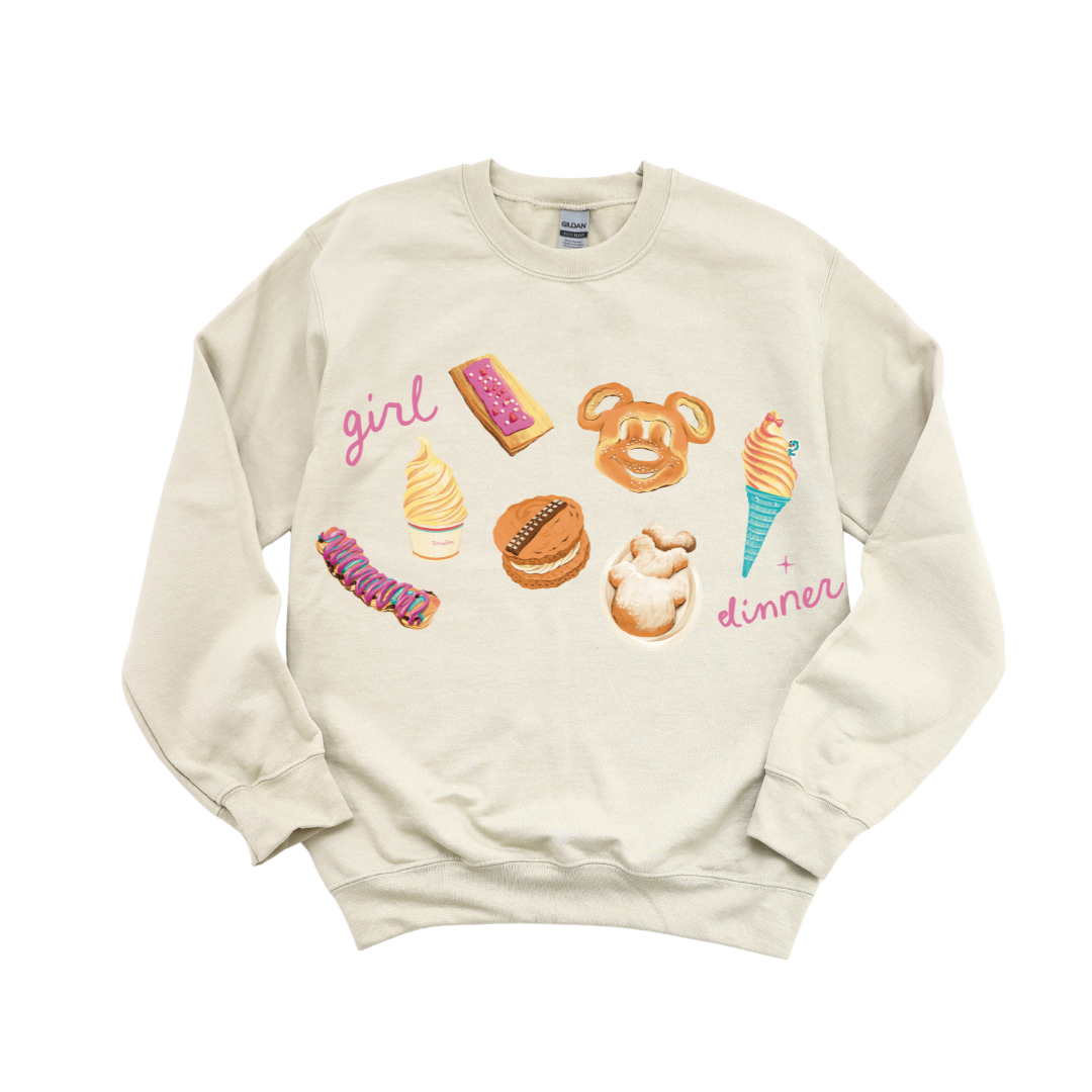 Girl Dinner Crewneck
