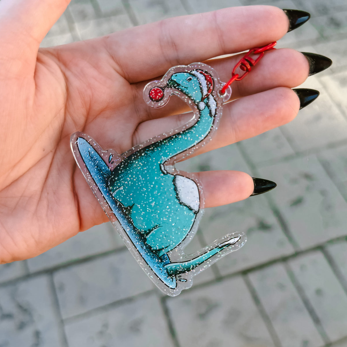 Santa Gertie Bag Charm