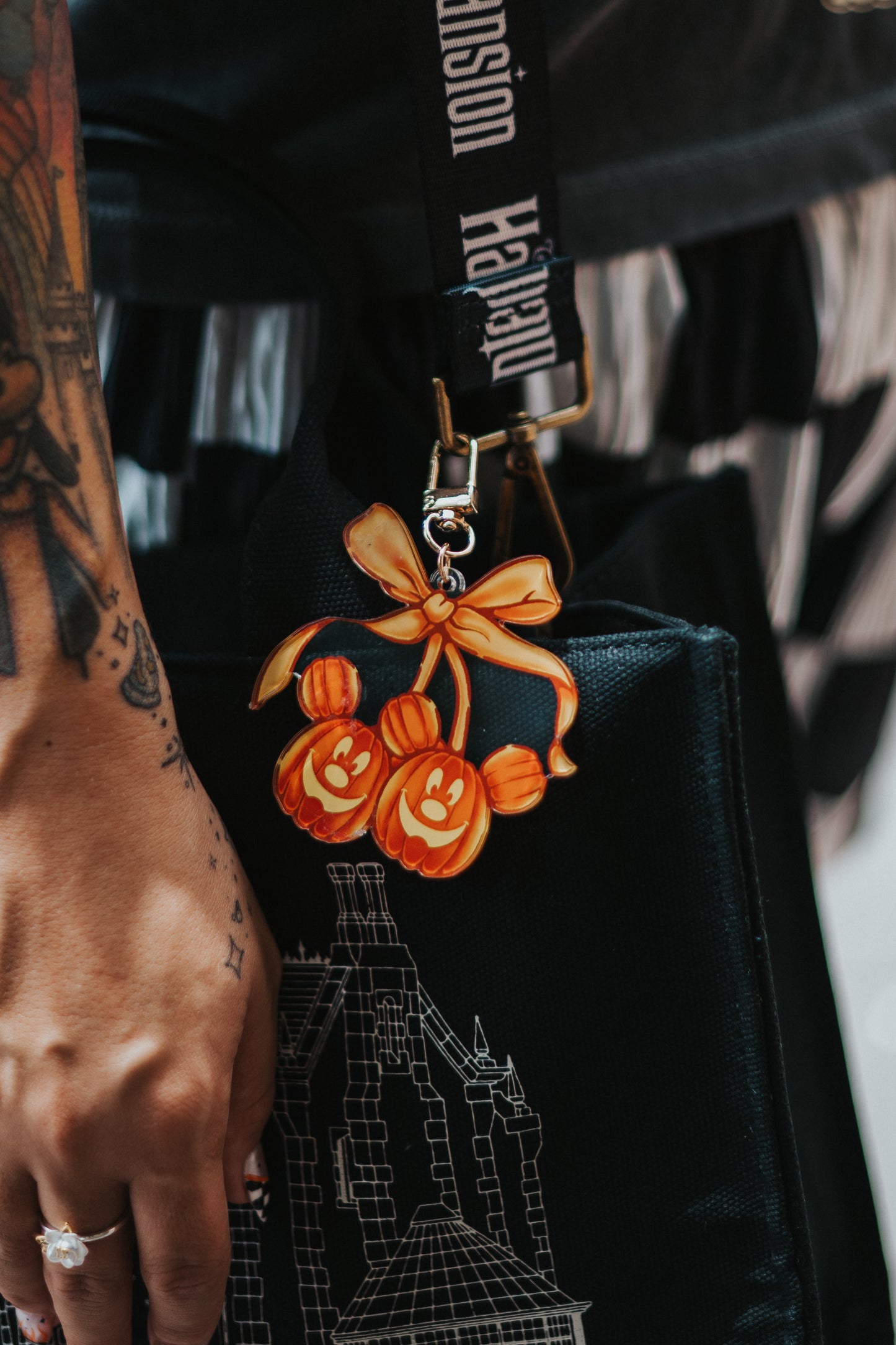 Coquette Pumpkin Bag Charm