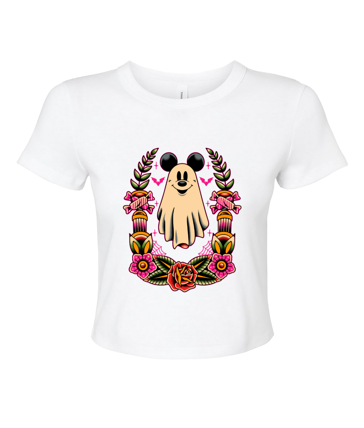 Ghost Tattoo Baby Tee