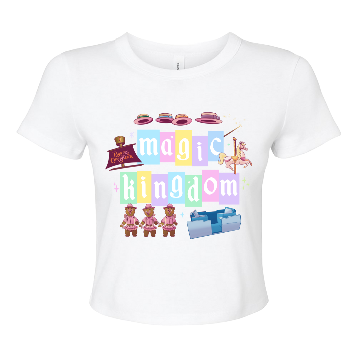 Magic Kingdom Pastel Baby Tee
