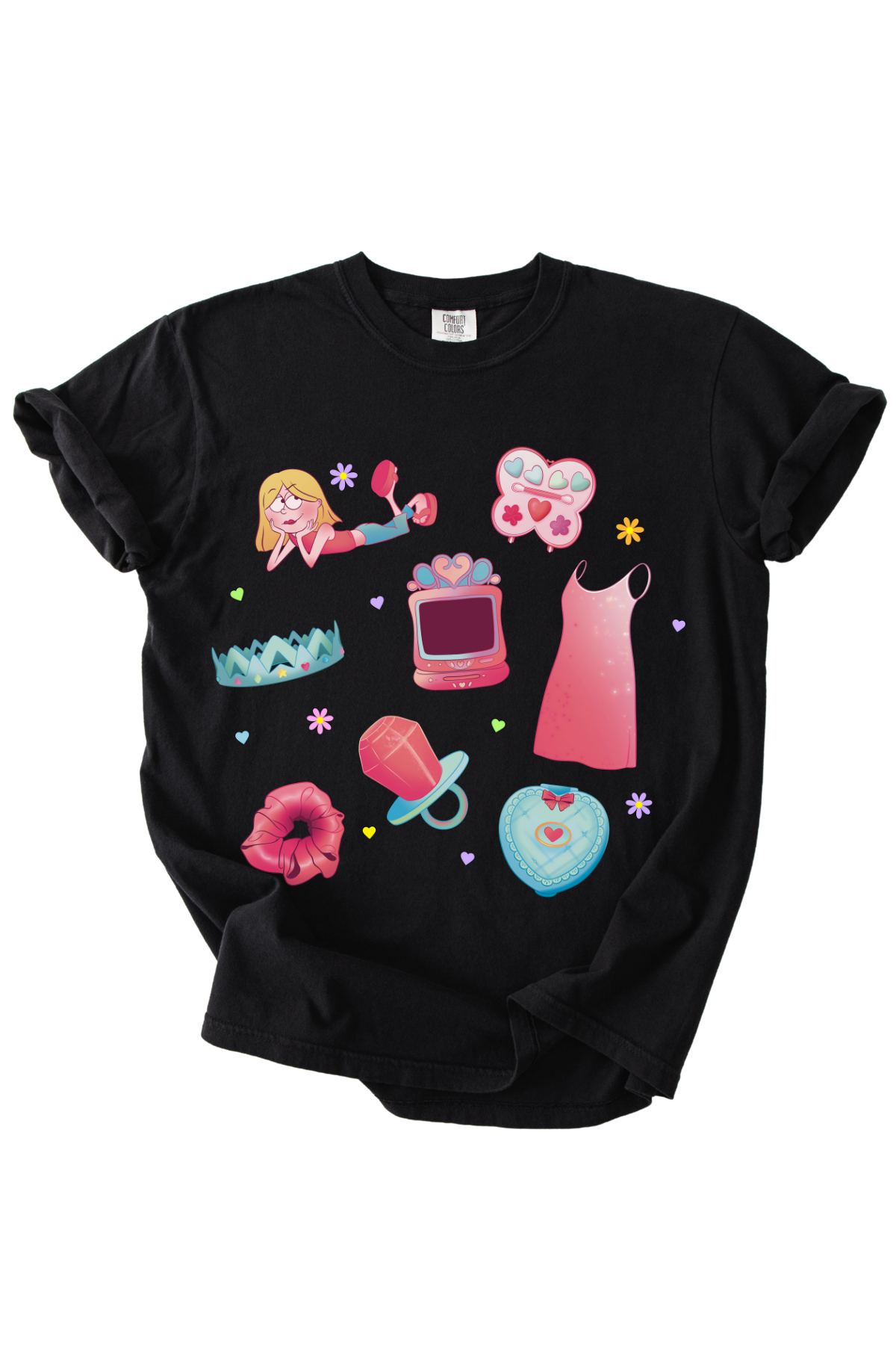 Nostalgic Girly Collage Tee
