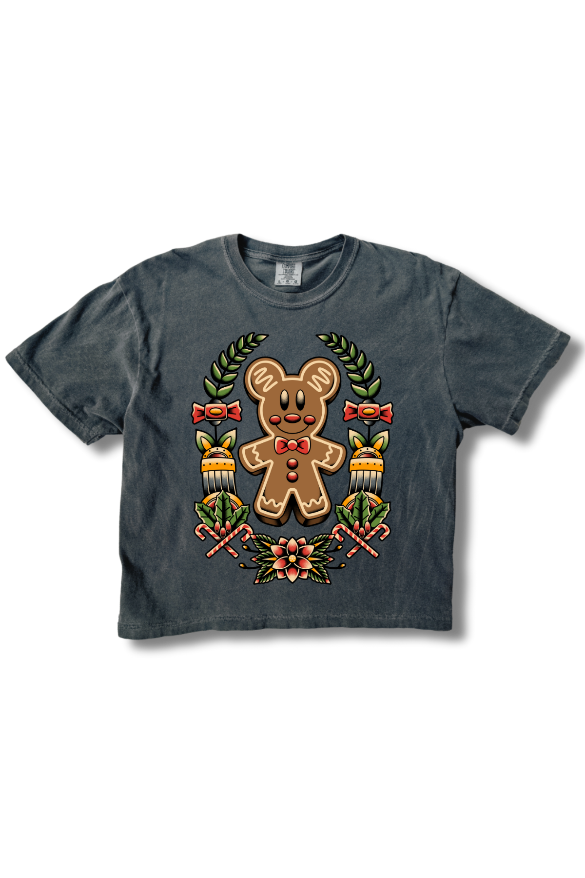 Gingerbread Tattoo Boxy Crop