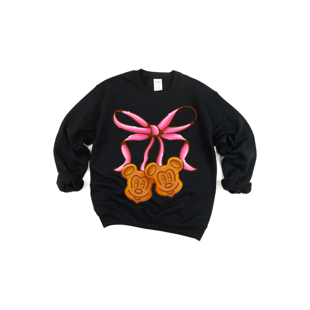 Coquette Mickey Waffles Crewneck
