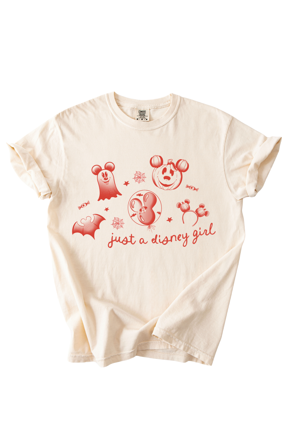 Just A Girl Spooky Collage Tee
