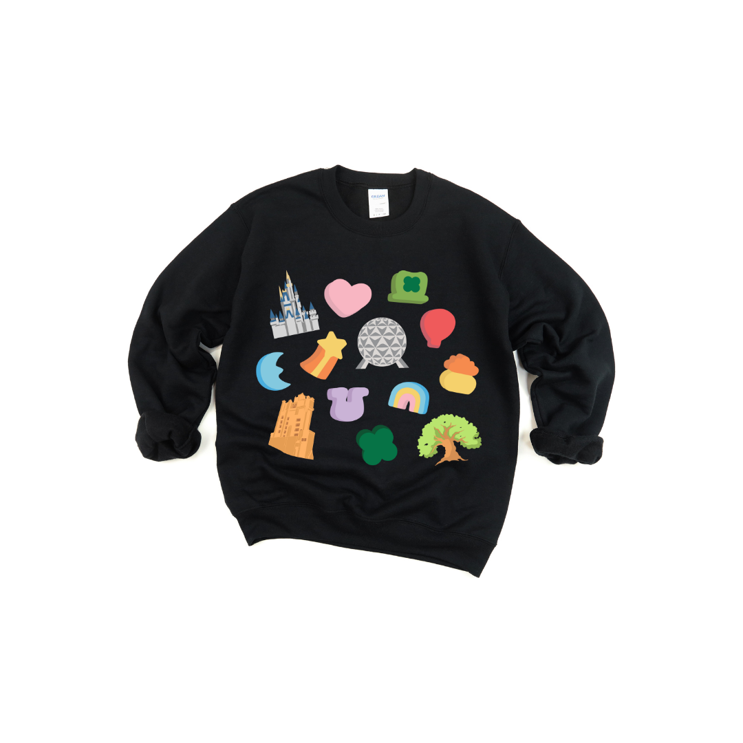 Lucky Charms Park Icon Crewneck