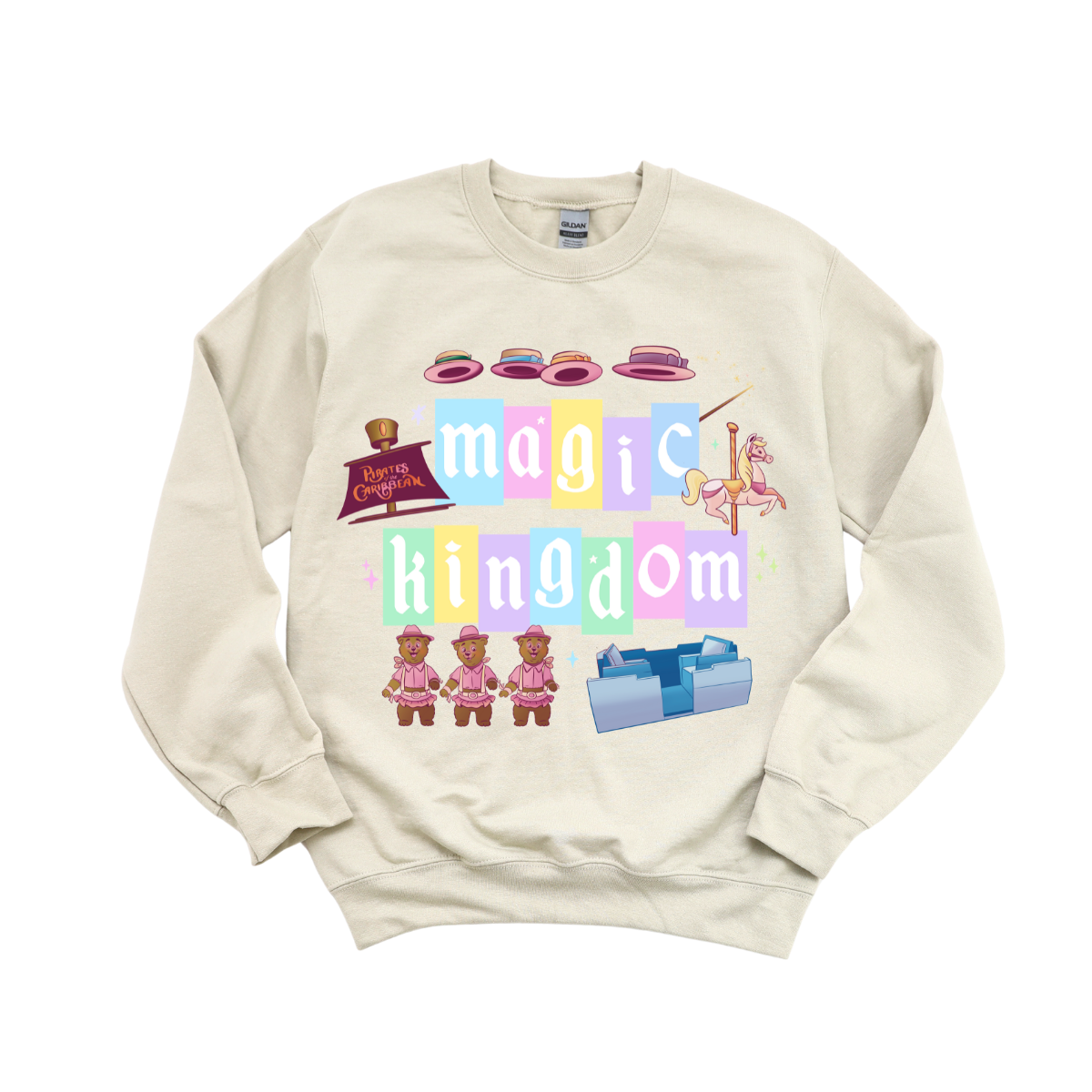 Magic Kingdom Pastel Crewneck