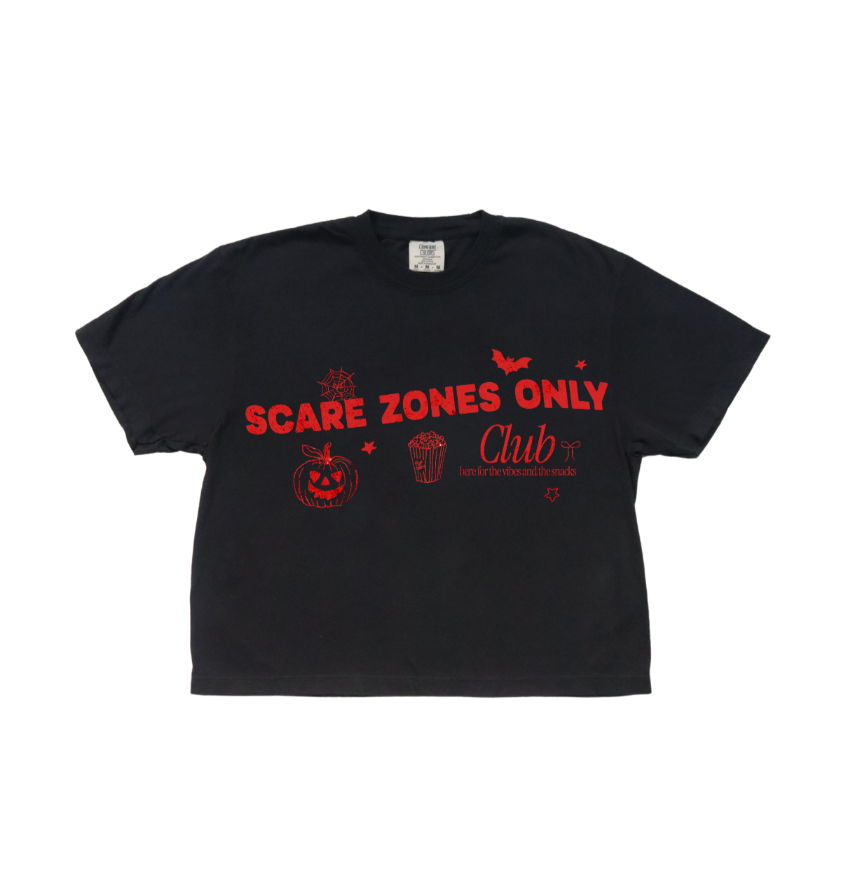 Scare Zone Only Club Crop