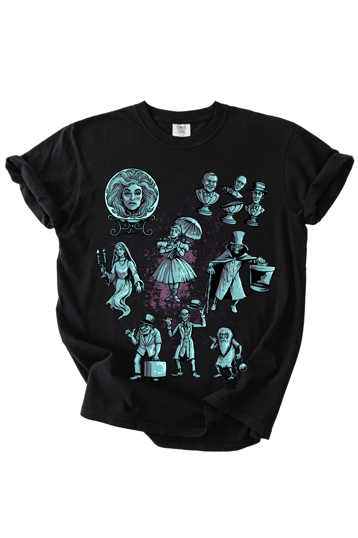 Haunted Mansion Collage Tee