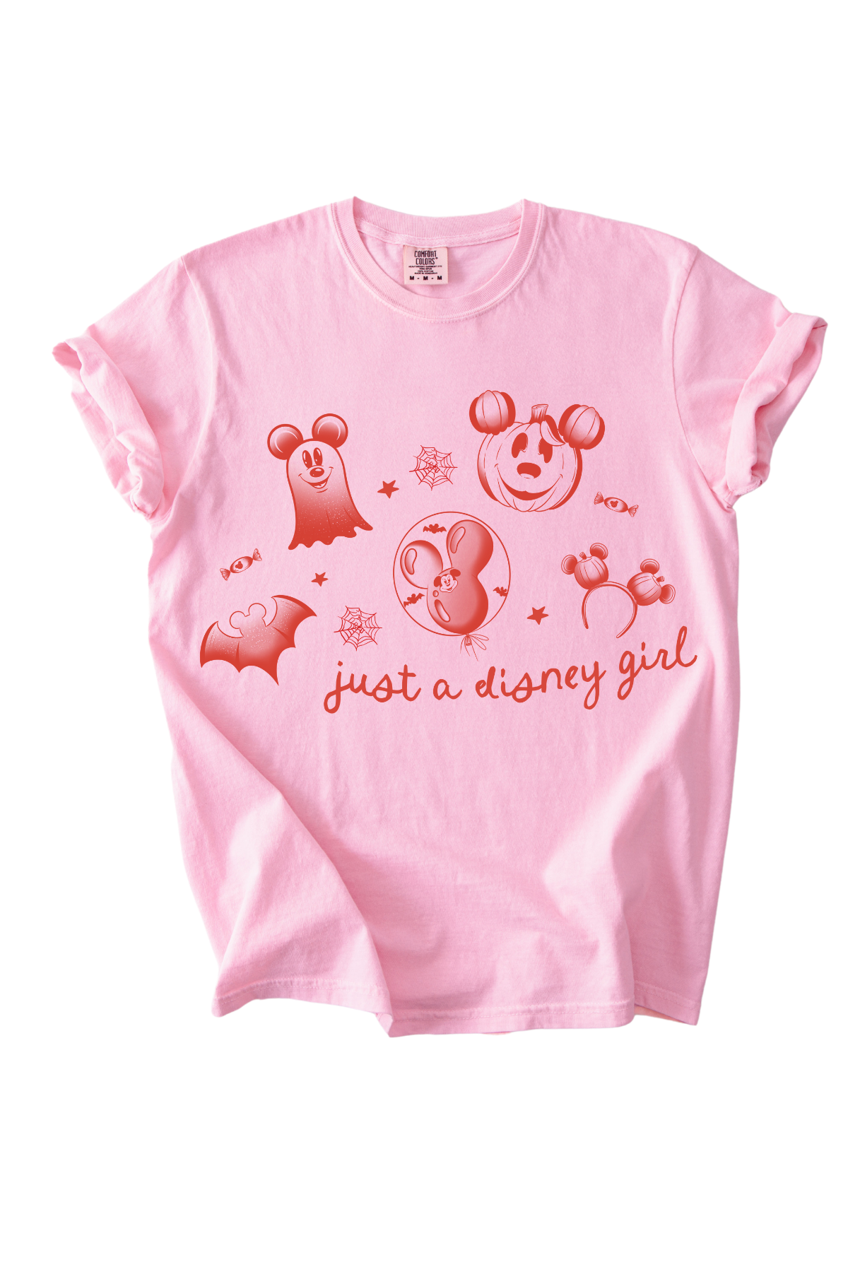 Just A Girl Spooky Collage Tee