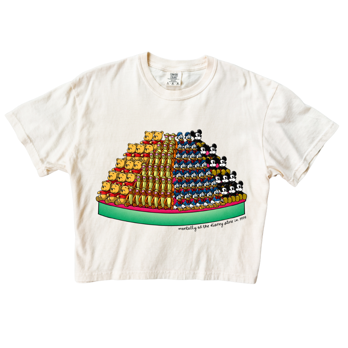 Plush Mountain Crop Tee