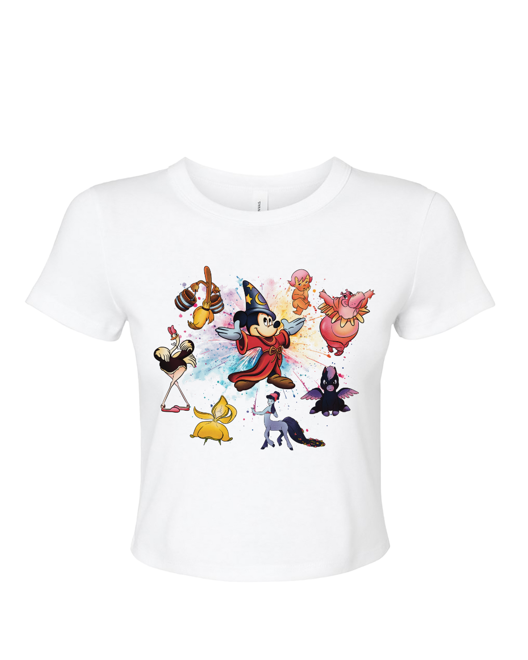 Fantasia Collage Baby Tee