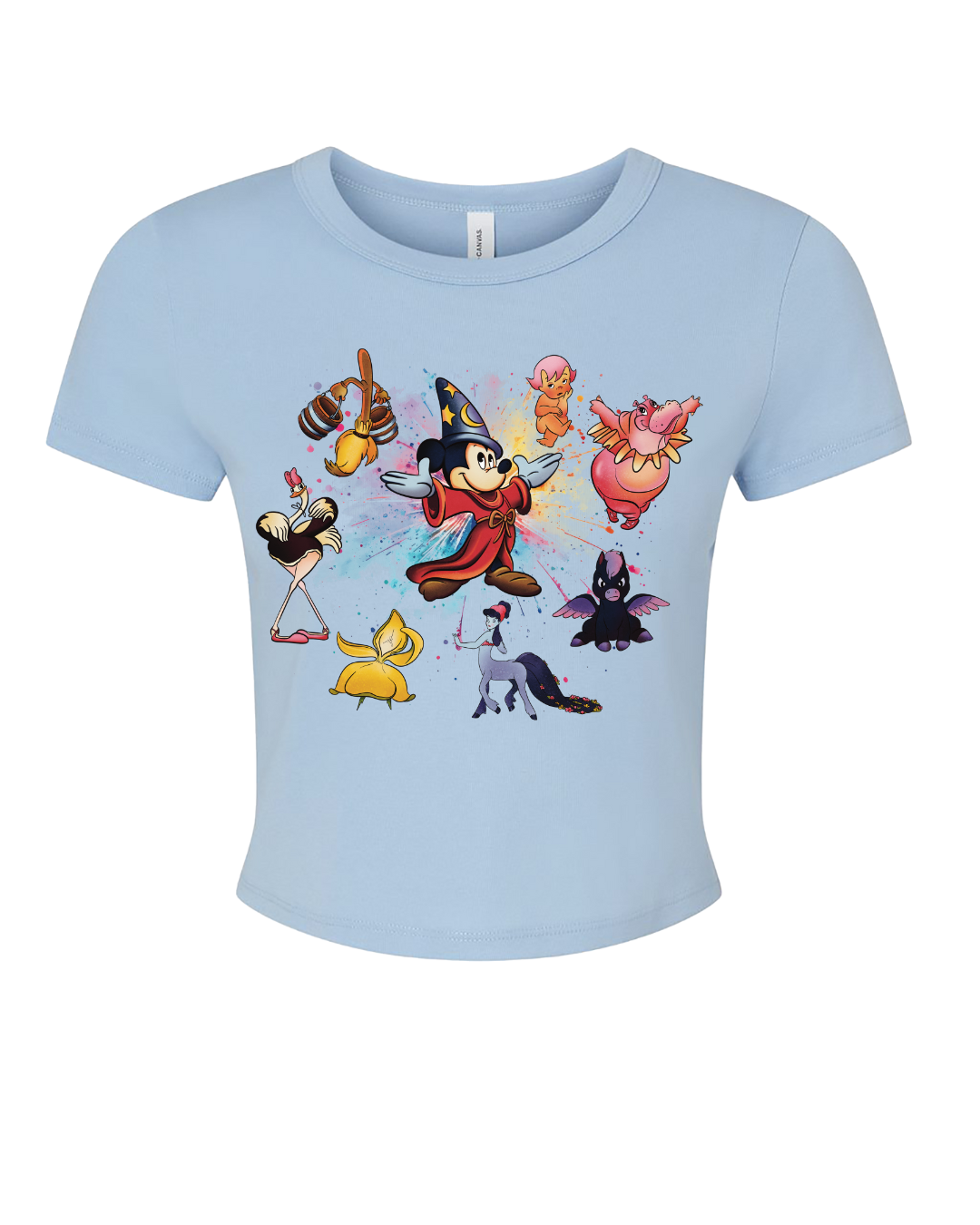 Fantasia Collage Baby Tee