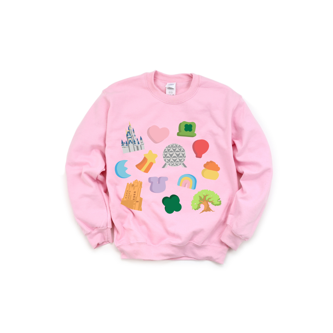 Lucky Charms Park Icon Crewneck