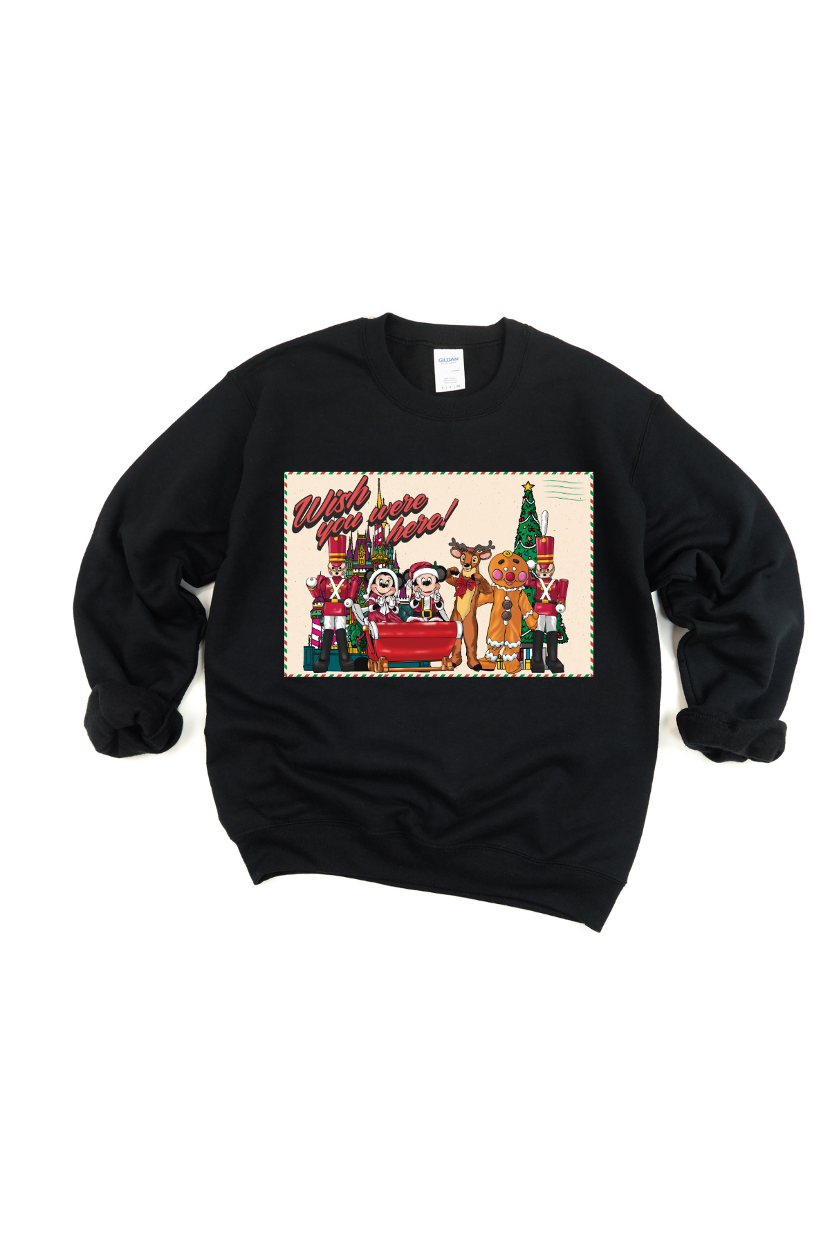 Wish You Were Here Parade Postcard Crewneck