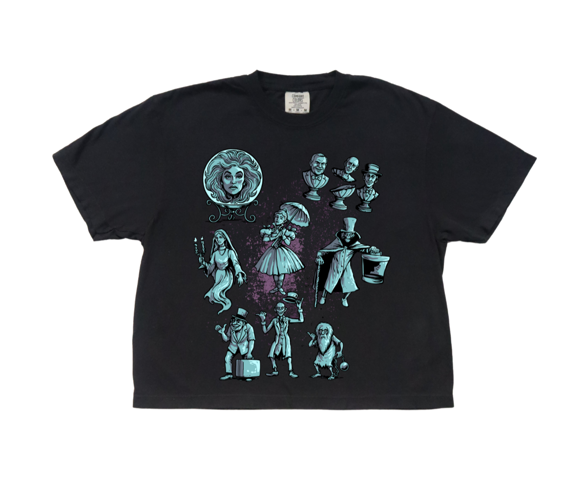 Haunted Mansion Collage Boxy Crop