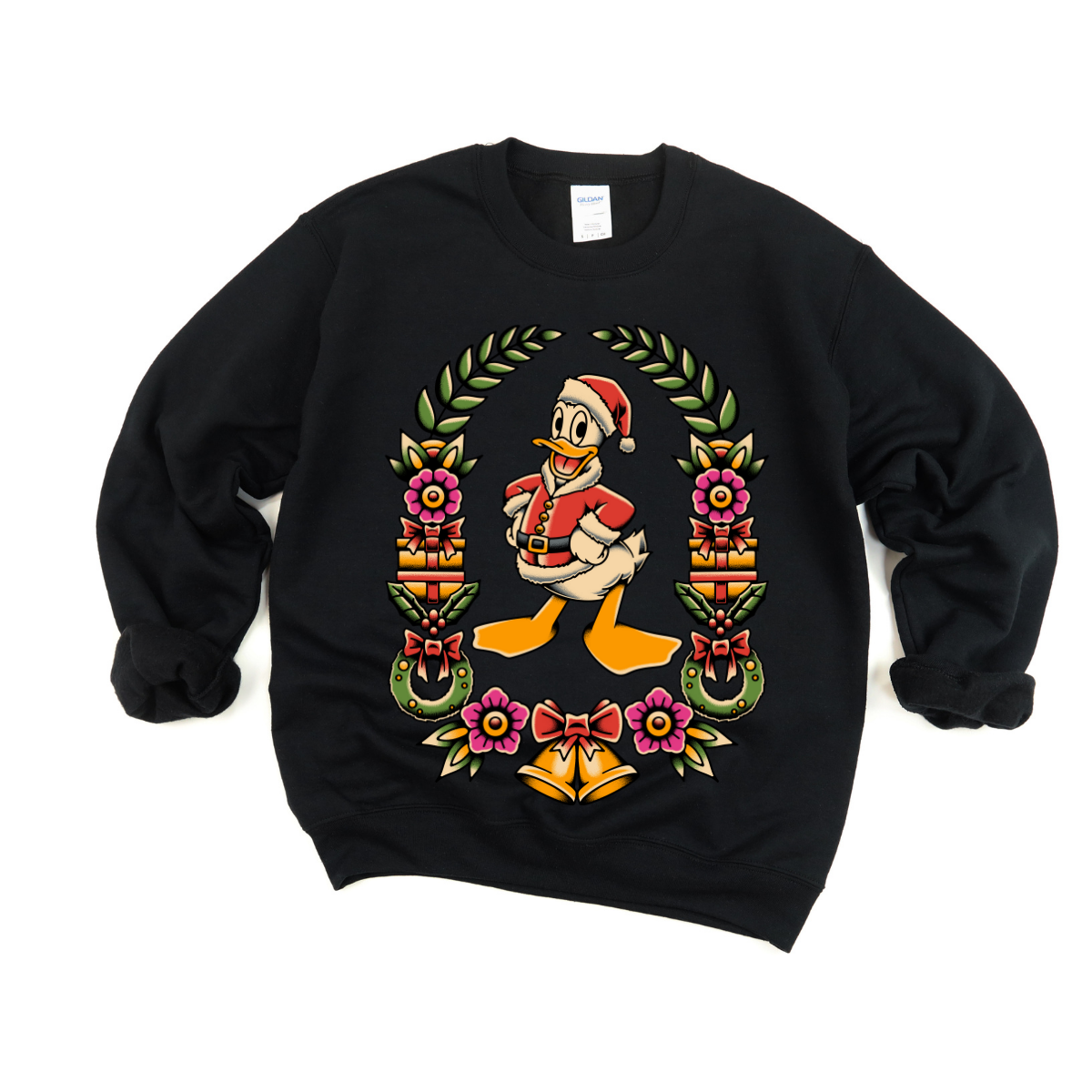 Santa Donald Tattoo Crewneck