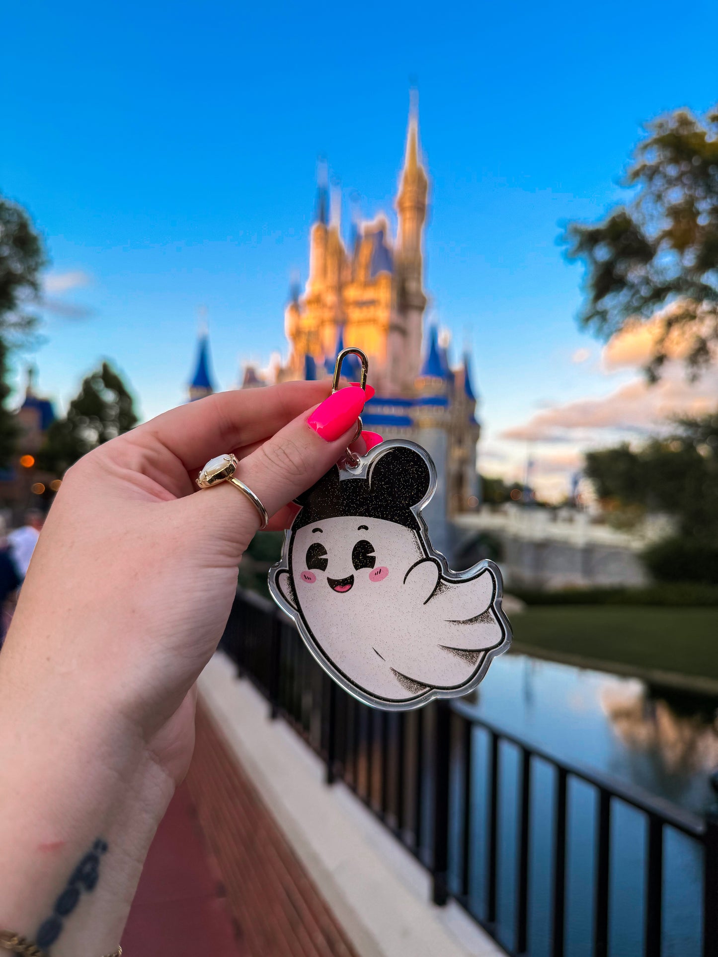 Mousekteer Ghost Bag Charm