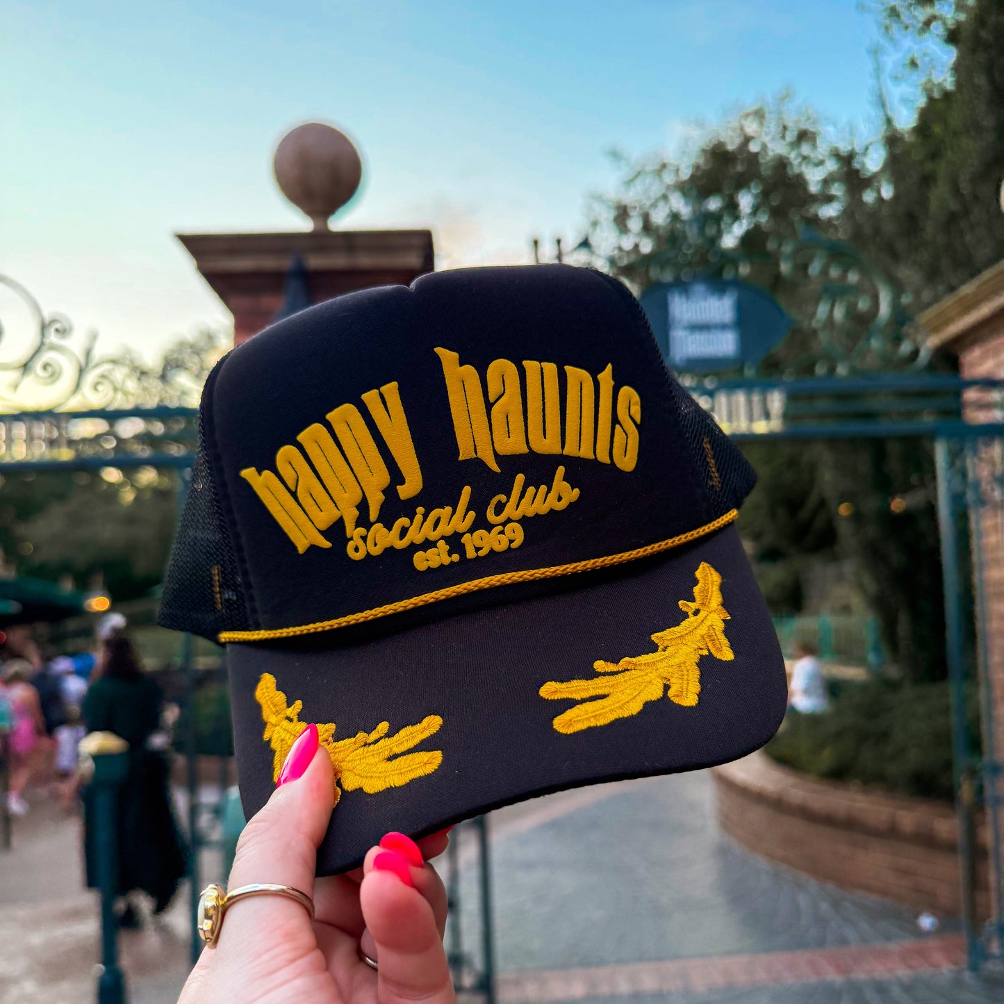 Happy Haunts Social Club Hat