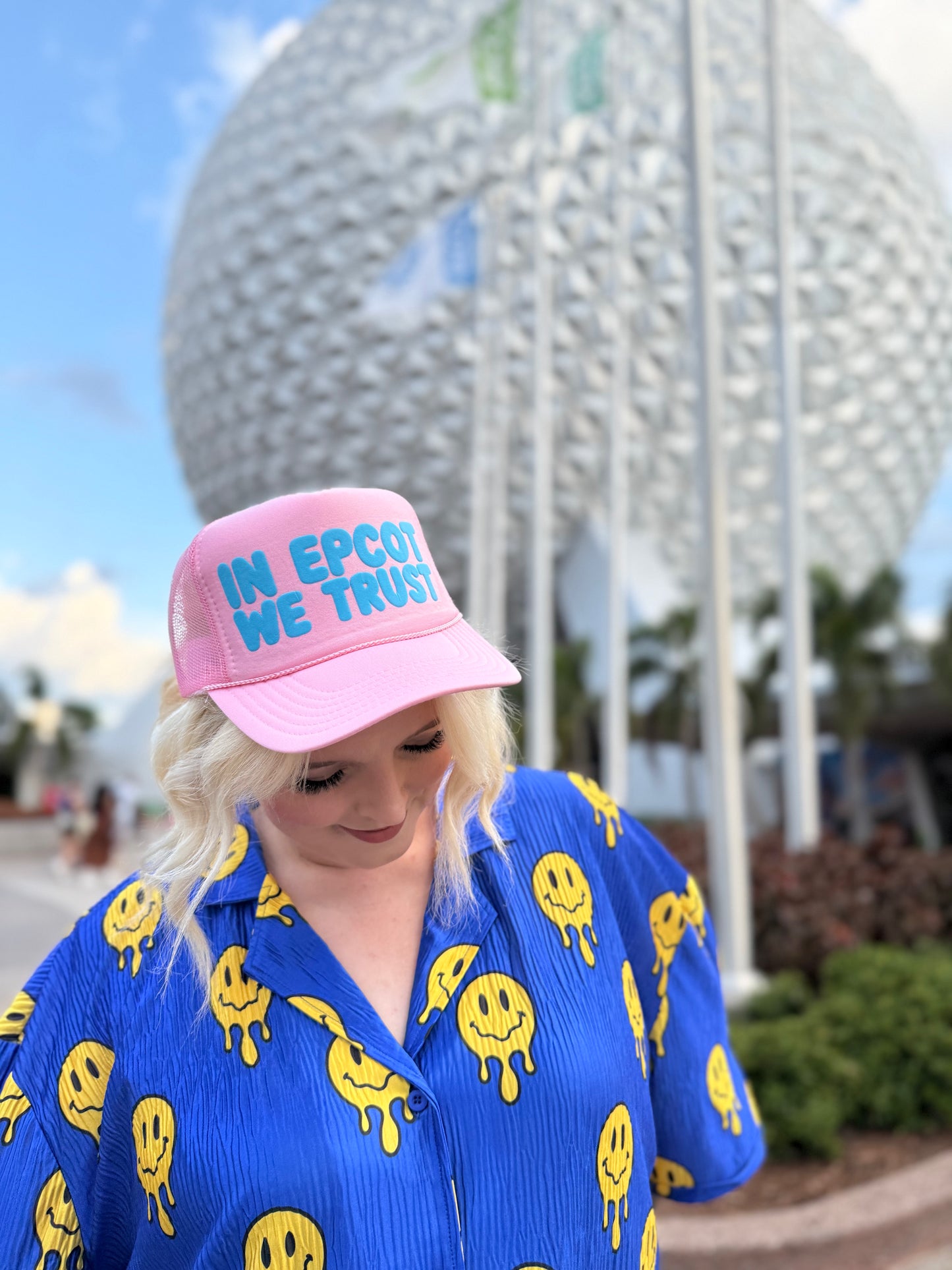 In Epcot We Trust Trucker Hat