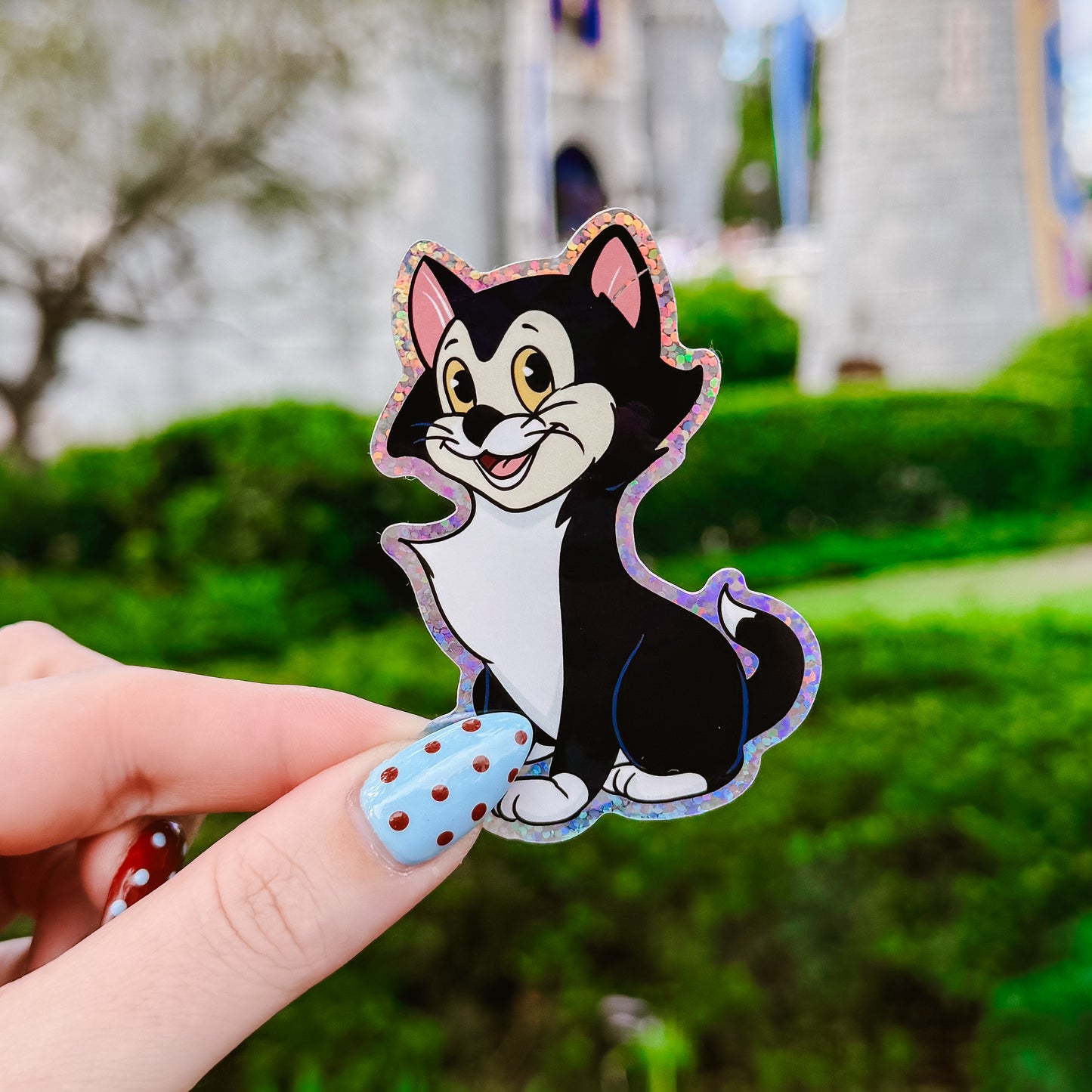 Figaro Glitter Sticker