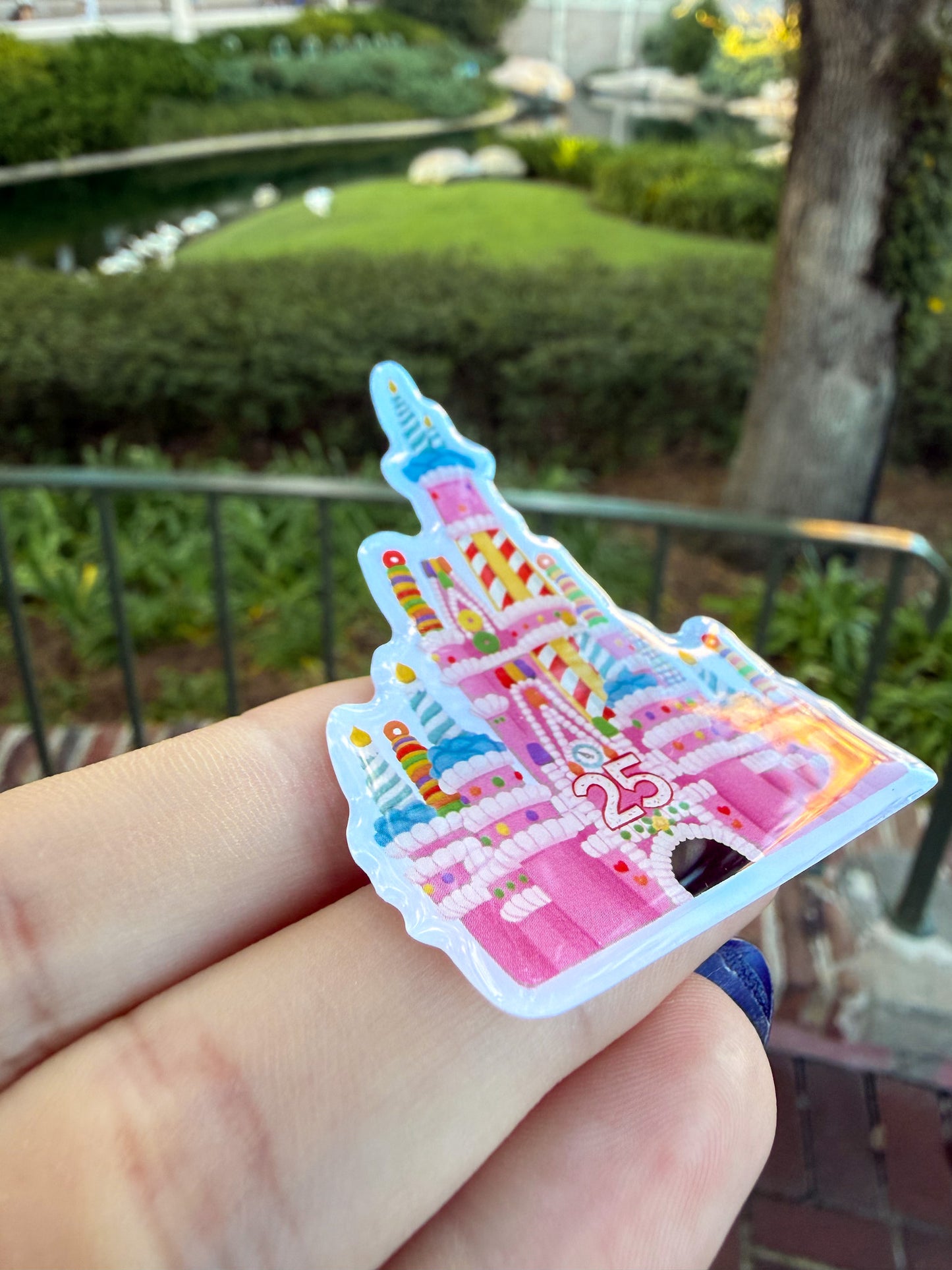 3D Bubble Cake Castle Sticker