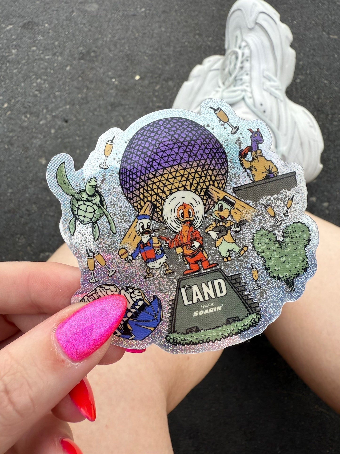 Epcot Holographic Sticker