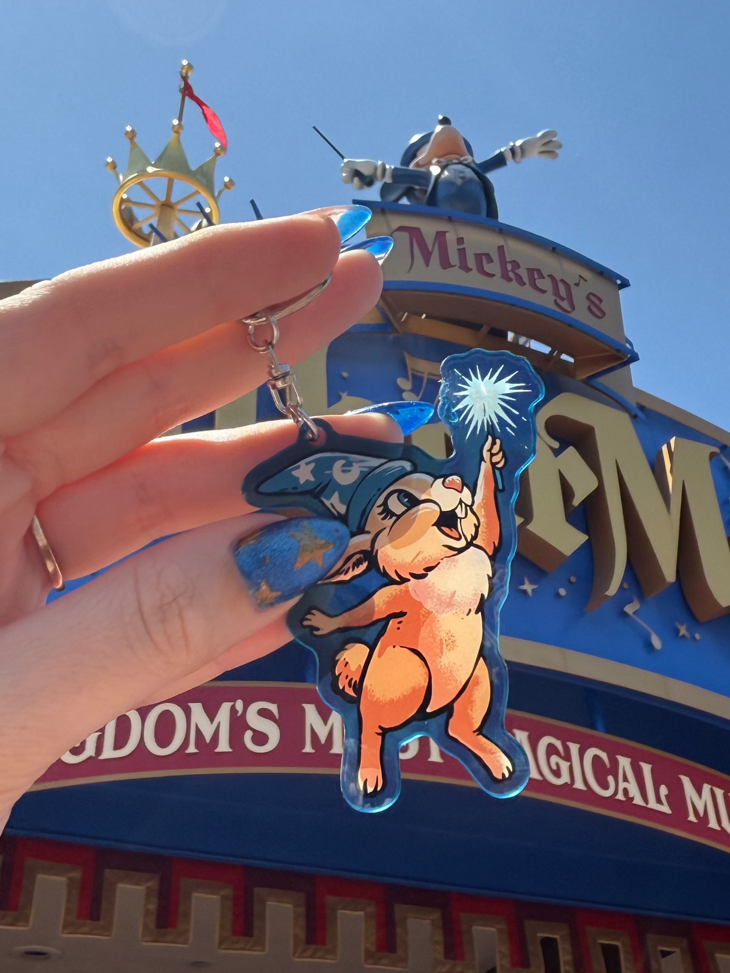 Wand and A Rabbit Bag Charm