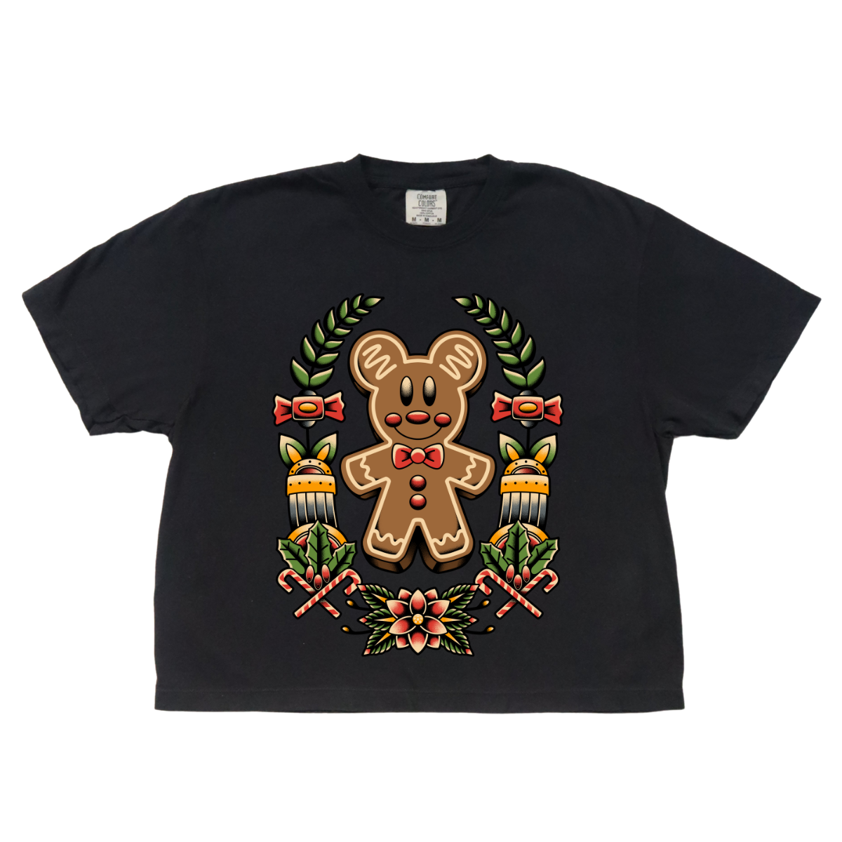 Gingerbread Tattoo Boxy Crop