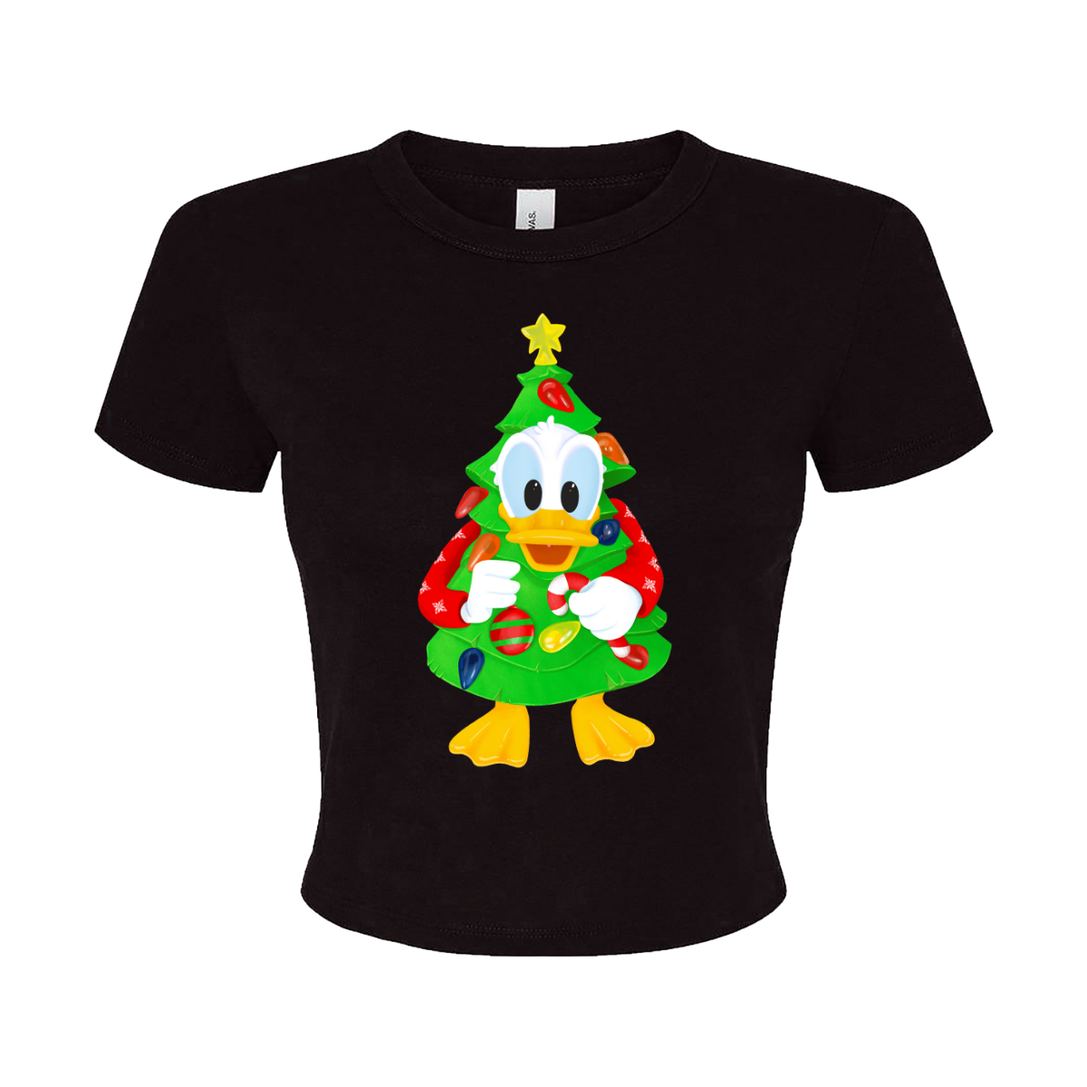 Christmas Tree Donald Baby Tee