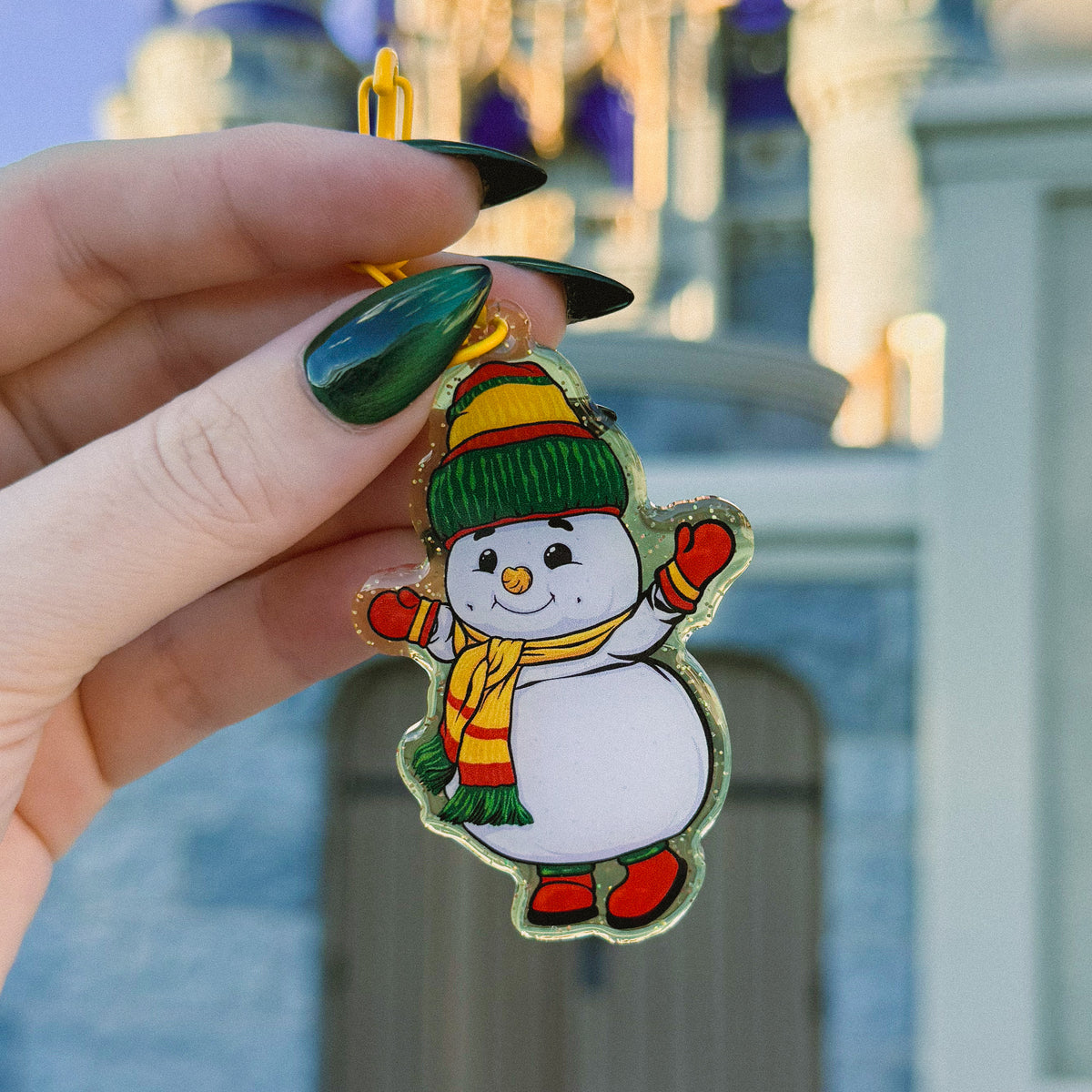 DLR Snowman Bag Charm