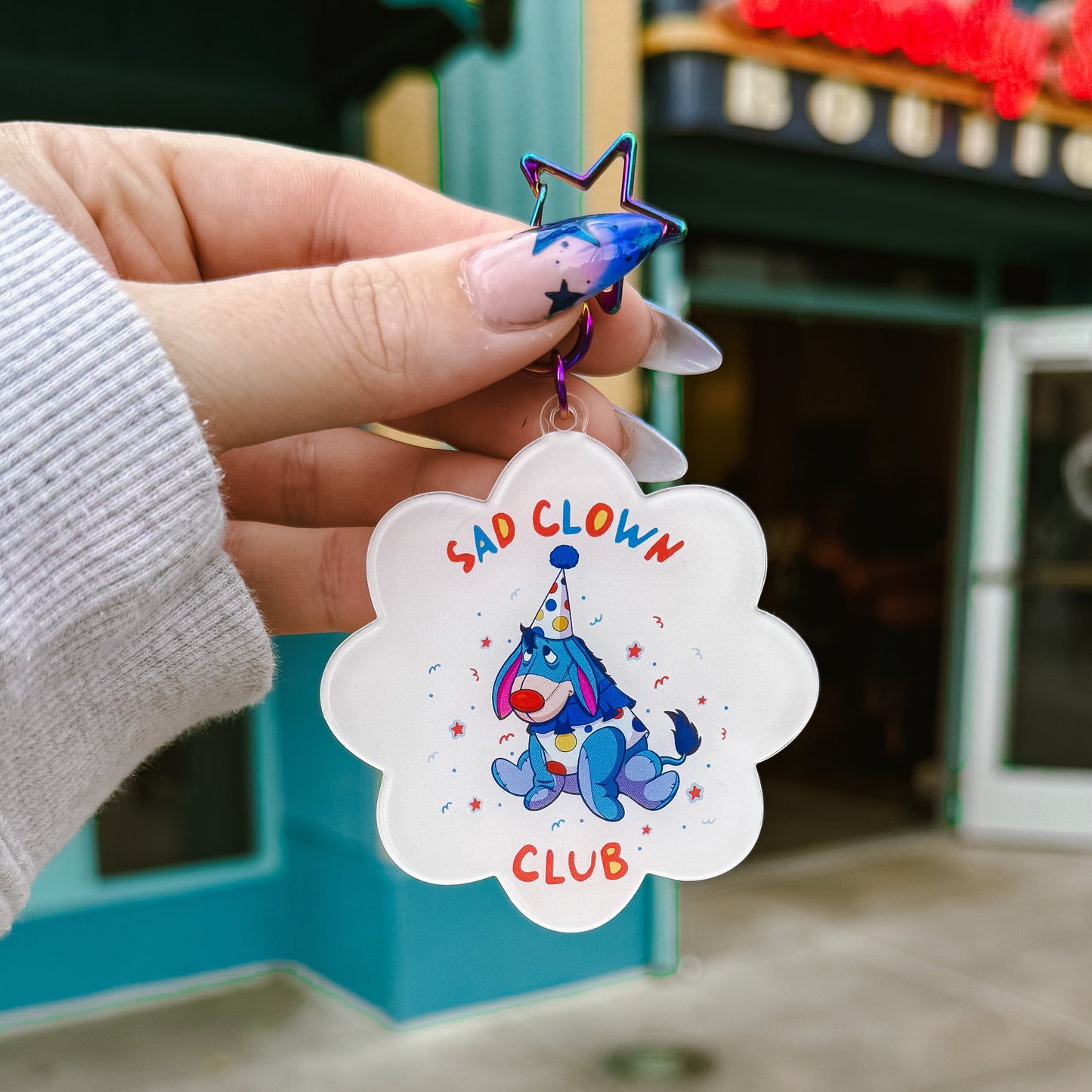 Sad Clown Club Eeyore Bag Charm