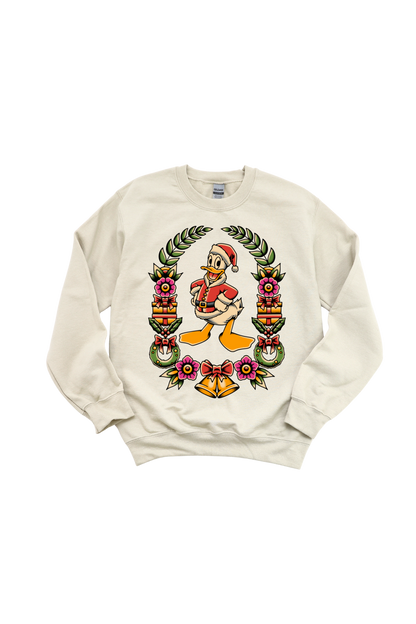 Santa Donald Tattoo Crewneck