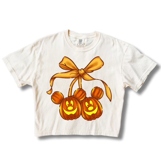 Coquette Pumpkin Boxy Crop