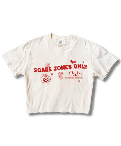 Scare Zone Only Club Crop