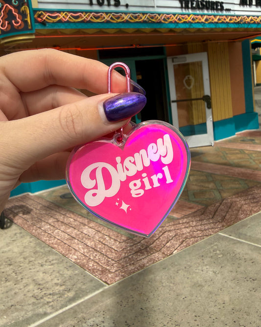 Disney Girl Holographic Bag Charm