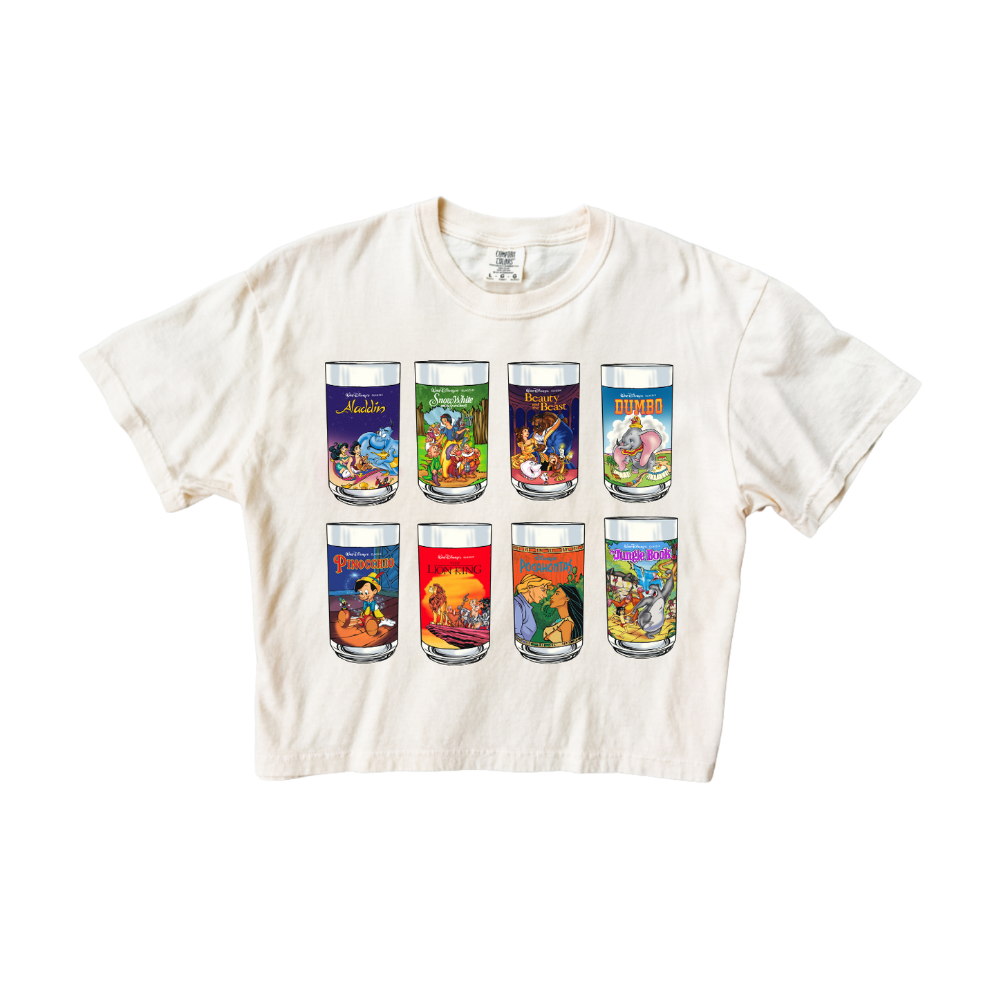 BK 90's Cups Crop Tee