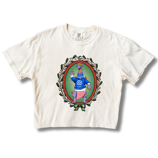 Figment Christmas Sweater Crop