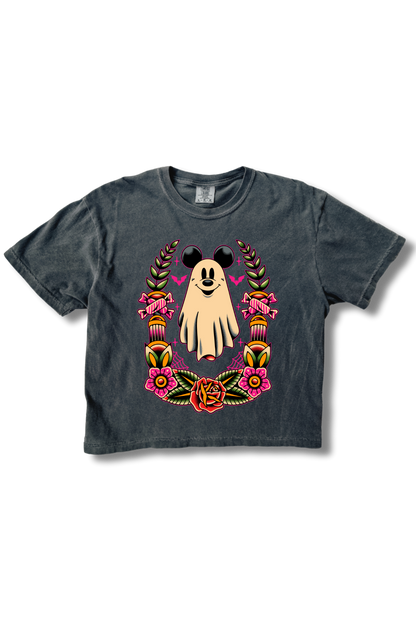 Ghost Tattoo Crop