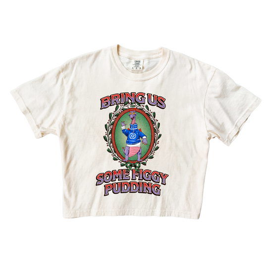 Figgy Pudding Crop Tee