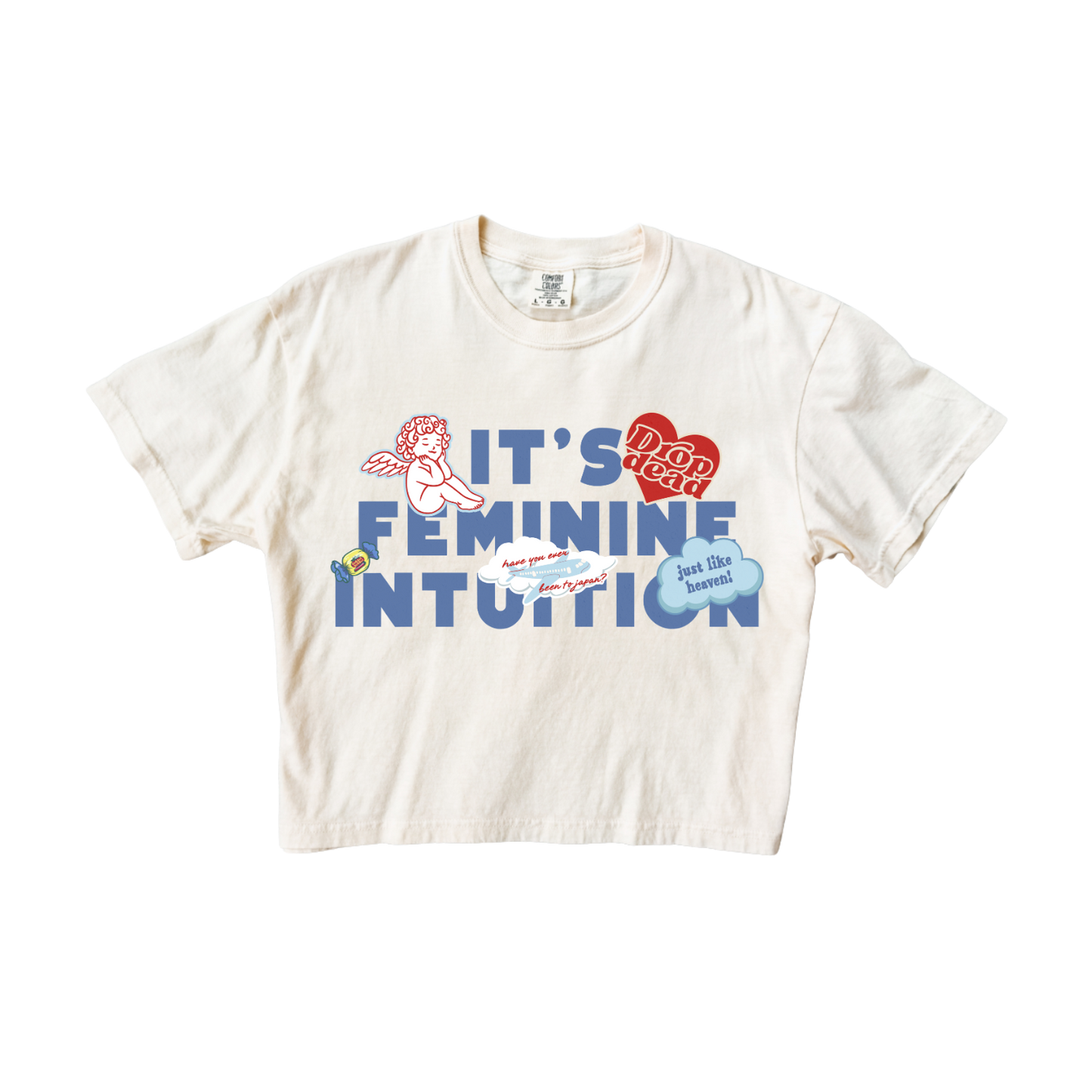 drop dead Crop Tee