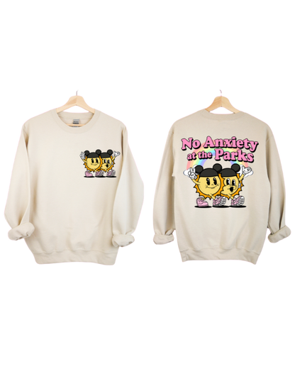 No Anxiety In The Parks Crewneck