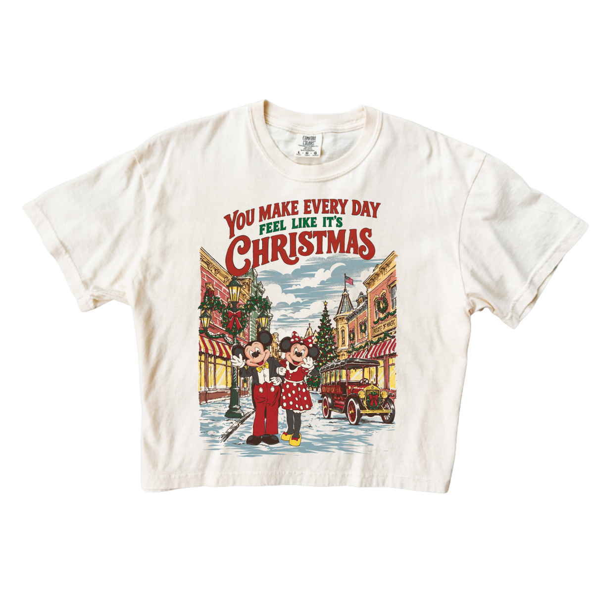 Like It's Christmas Crop Tee