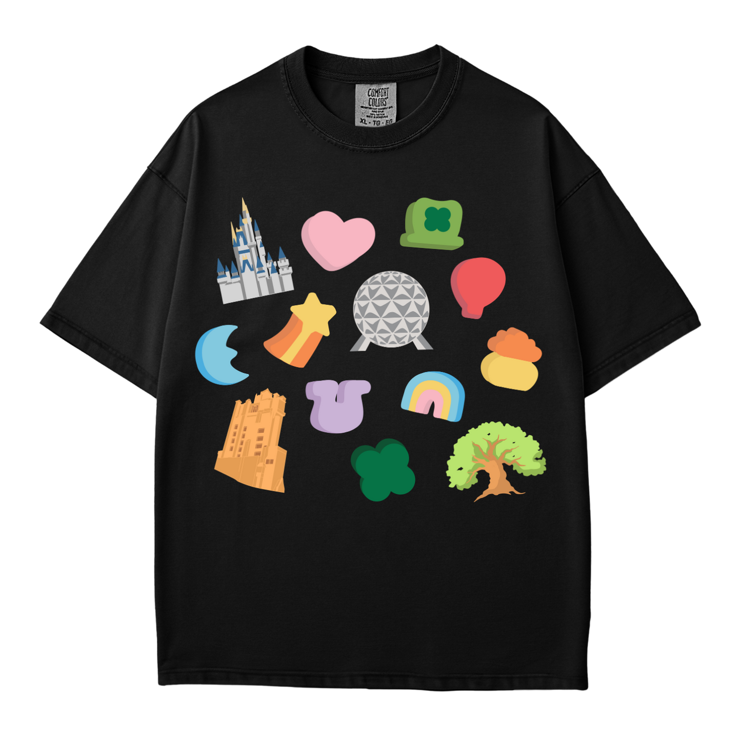 Lucky Marshmallows Park Icons Tee