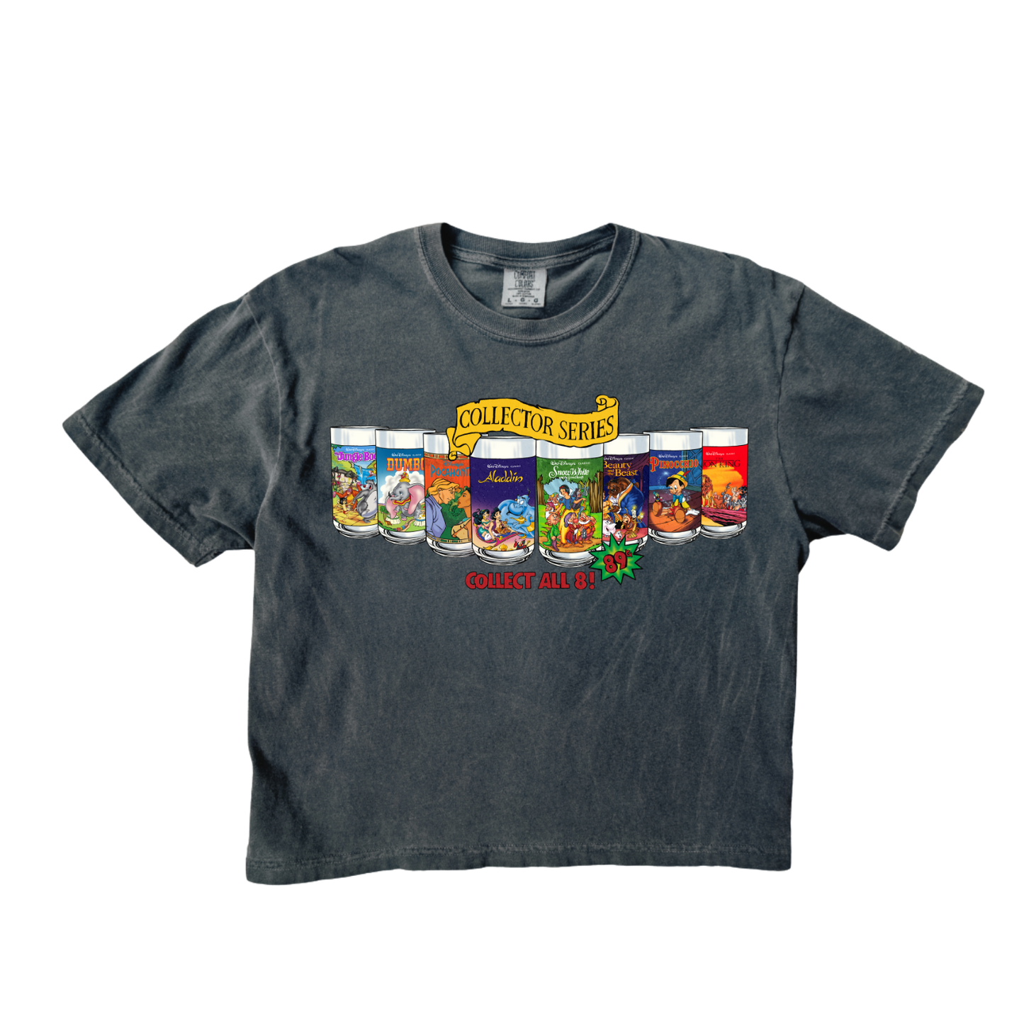 BK 90's Cups Crop Tee