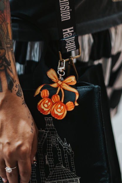 Coquette Pumpkin Bag Charm