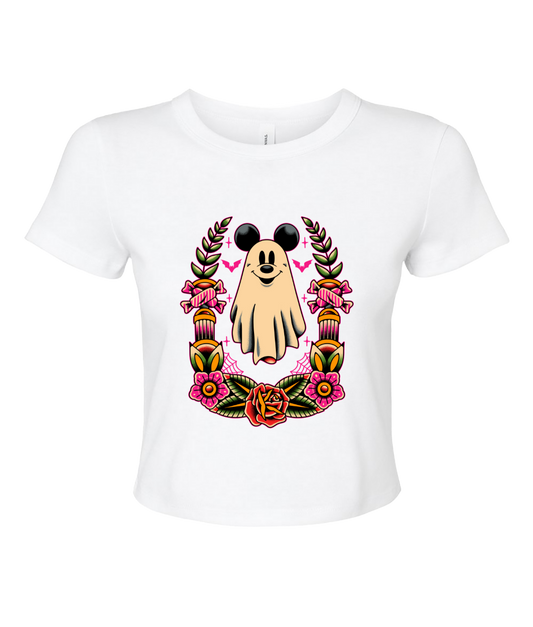 Ghost Tattoo Baby Tee
