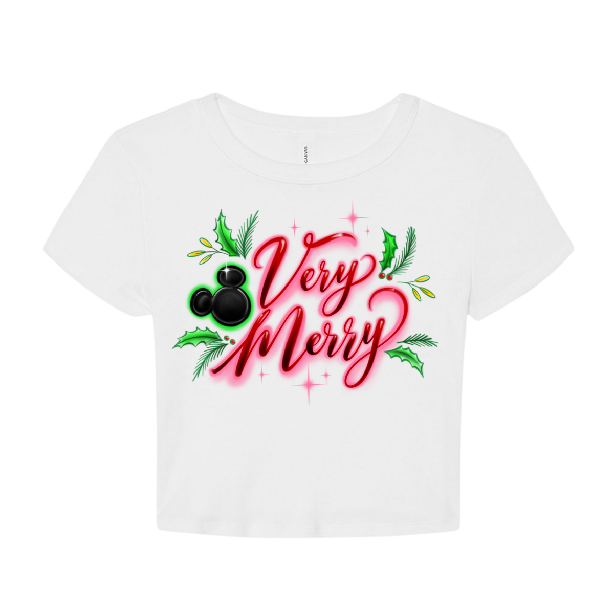 Very Merry Graffiti Baby Tee